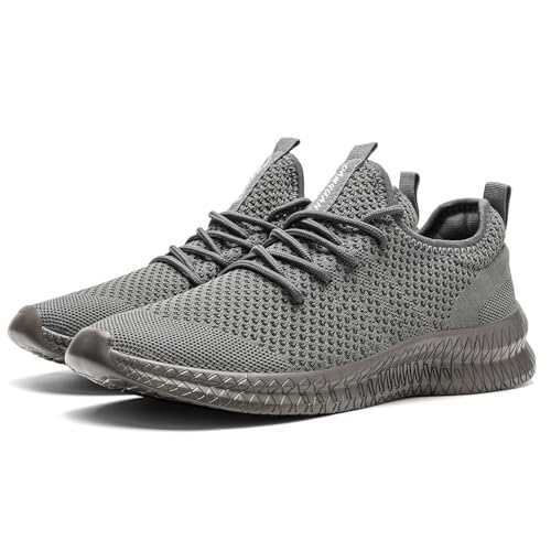 FUJEAK Men Running Shoes Men Casual Breathable Walking Shoes Sport Athletic Sneakers Gym Tennis Slip On Comfortable Lightweight Shoes2