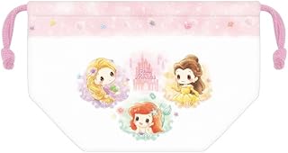 ディズニープリンセス[ランチ巾着]お弁当きんちゃくポーチ/新入学 ディズニー