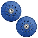 Stützteller für Trockenbau-Schleifwerkzeuge, 210 mm Durchmesser, mit 14 mm Gewindeaufnahme für sichere Scheibenbefestigung (2 Stück)
