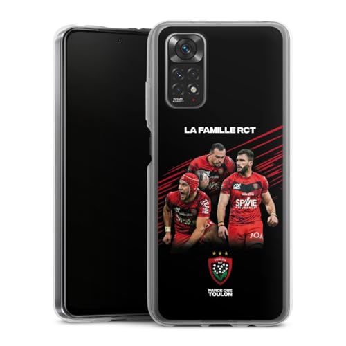 Coque silicone Xiaomi Redmi Note 11 protection souple rugby RC Toulon