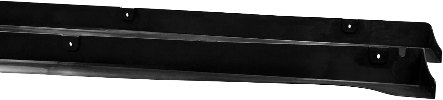 Side Skirts Compatible With 2013-2017 Honda Accord, Black PP Sideskirt Rocker Moulding Air Dam Chin Diffuser Bumper Lip Splitter by IKON MOTORSPORTS, 2014 2015