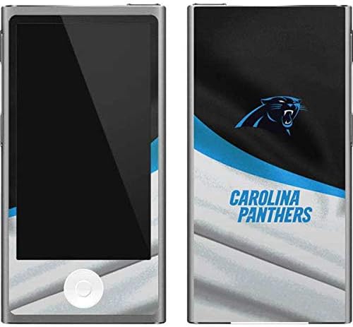 Skinit Calcomanía para reproductor de MP3 compatible con iPod Nano (7 generación y 2012), diseño oficial de Carolina Panthers de la NFL
