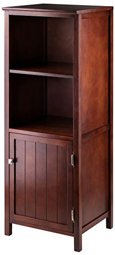 Winsome 94421 Pantry Cupboard with 2 Shelves, Antique Walnut (94421)