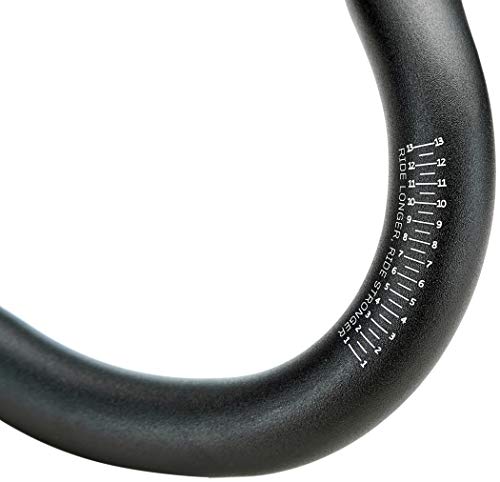 Spank Flare 25 Vibrocore Drop Bar (440Mm, Black), Round Bar Top Style Handlebar, Drop Bar Horns Belt Handlebar, Mountain Bike Riser Handlebar, Fit Gravel Riders #TOP2