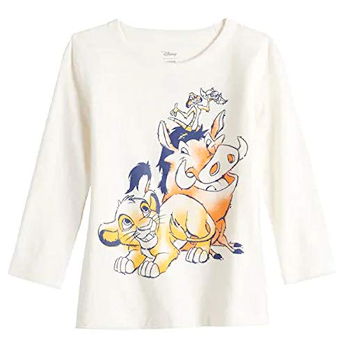 Jumping Beans Mickey Mouse & Friends Baby Boy Thermal Graphic Long Sleeve T- Shirt Tee (The Lion King, 4T)