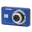 KODAK Pixpro FZ55-16 Megapixel Digital Camera, 5X Optical Zoom, 2.7 LCD, Optical Image Stabiliser, 720p Full HD Video, Lithium-Ion - Blue
