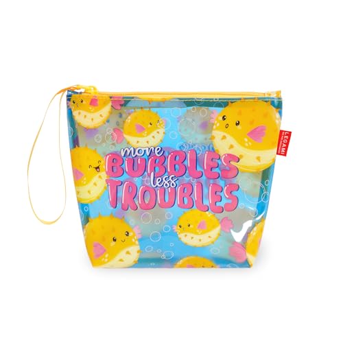 Legami Pochette Mare, Bolso de Playa para Mujer, Turquesa, S