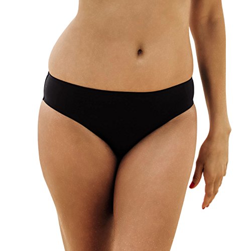 Rosa Faia - Bas de maillot de bain Femme - Bikini-Hose Casual Bottom - Noir (schwarz) - FR : 38 (Taille fabricant : 36) Cover