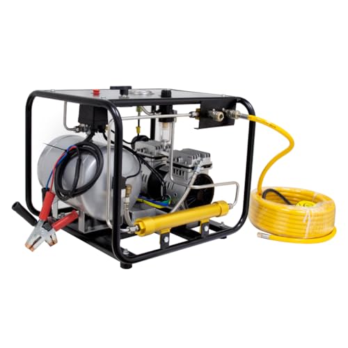 HPDAVV 12V 550W Diving Air Compressor 8bar / 115psi Portable