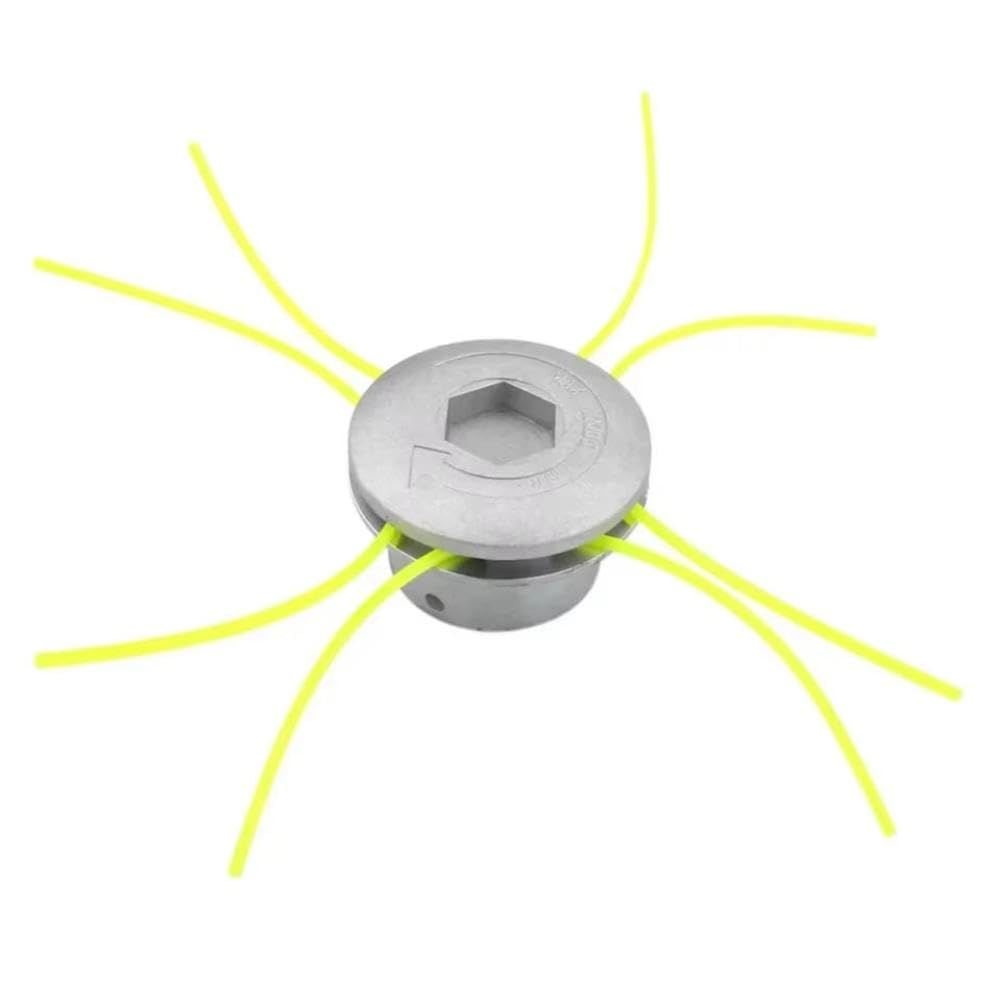 Tête de ligne de coupe en aluminium avec 4 fils nylon pour débroussailleuse universelle compatible B