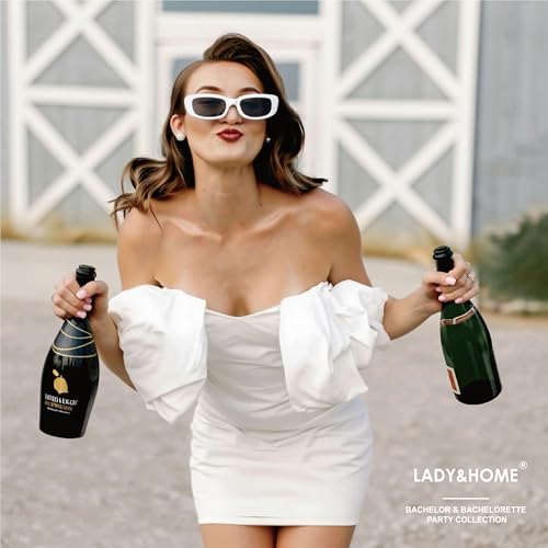 Bride's Babes Bachelorette Sunglasses, Bridesmaid Sunglasses,10 Pack Rectangle Team Bride glasses for Bachelorette Party4