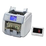 Ten-Tatent SH-02C Bank Grade Mixed Denomination Money Counter Machine, Multi Currency Bill Counter,