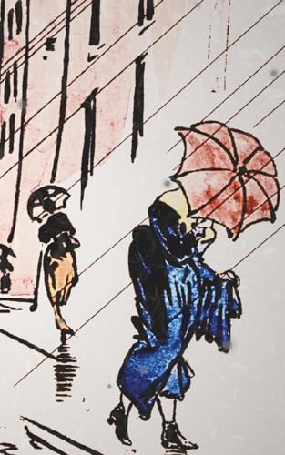 Felix Bracquemond �gRain�h: Urban Umbrella Scene Notebook