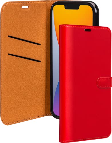 Folio iPhone 14 Plus Wallet rouge avec support et clapet magnétique