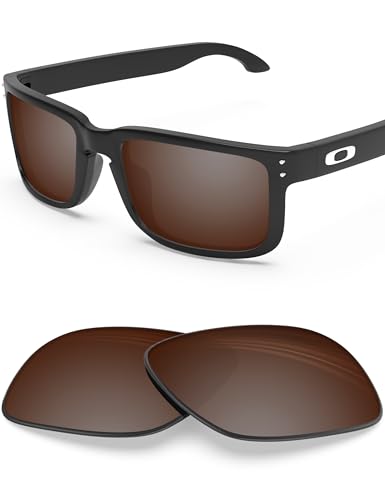 Image of BLAZERBUCK Anti-salt Replacement Lenses for Oakley Holbrook OO9102 Sunglasses, Anti-Scratch, Impact Resistant & Fit Perfectly