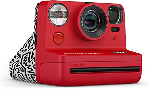 Polaroid Now i-Type Sofortbildkamera (Rot - Keith Haring Edition) + Polaroid Color Film Bundle – Bild 6
