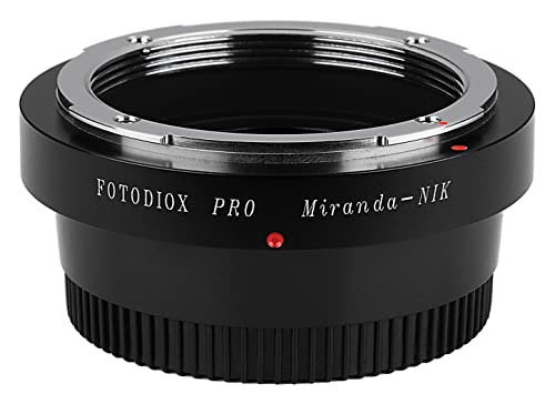 Image of Fotodiox Pro Lens Mount Adapter, for Miranda Lens to Nikon F-Mount DSLR Cameras