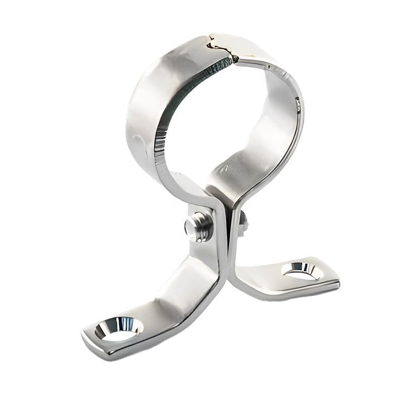 Support de fixation pour tuyau 28 mm collier chrome plomberie et chauffage