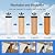 Purewell 2.25G Gravity Water Filter System with Water Level Window, 3-Stage Stainless Steel Countertop System with 2 Washable Ceramic Filters and Stand, Reduce up to 99% Chlorine, PW-KST