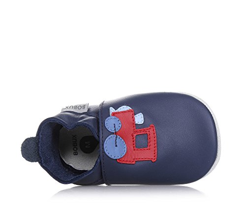 Bobux Train Navy Leather Soft Soles, Blu, Medium /...