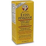 Lydia Pinkham Herbal Supplement Tablets for Menstruation and Menopause Support, 150 Count