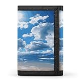 LPSBVNM Blue Trifold Wallet Casual Travel Wallet Fashion Credit Card Holder Minimalist Front Pocket for Men Women