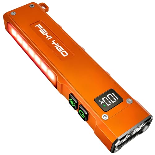 50% Off Feki Yigo 1800 Lumens UV Rechargeable Flat EDC Flashlight