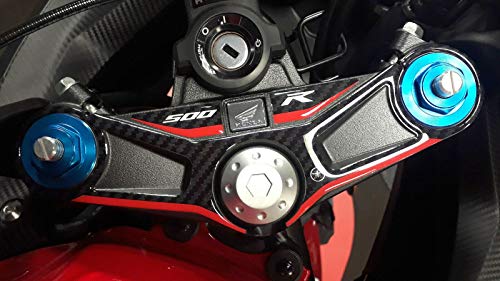 labelbike - Protection Plate Fork Steering Motorcycle CBR500R Compatible with Honda CBR 500 R 2019-2021