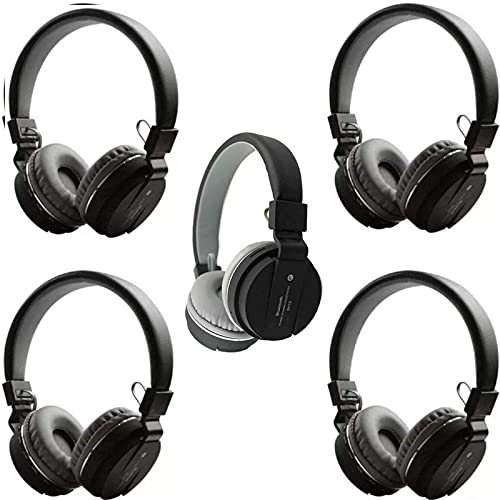 TechKing Combo Pack of 5 Items - Comfortable On-Ear Bluetooth Wireless Headphone (1 Year Warranty)-picture-27