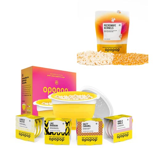 Opopop Microwave Popcorn - Variety 12-Pack With Microwave Bag #TOP3