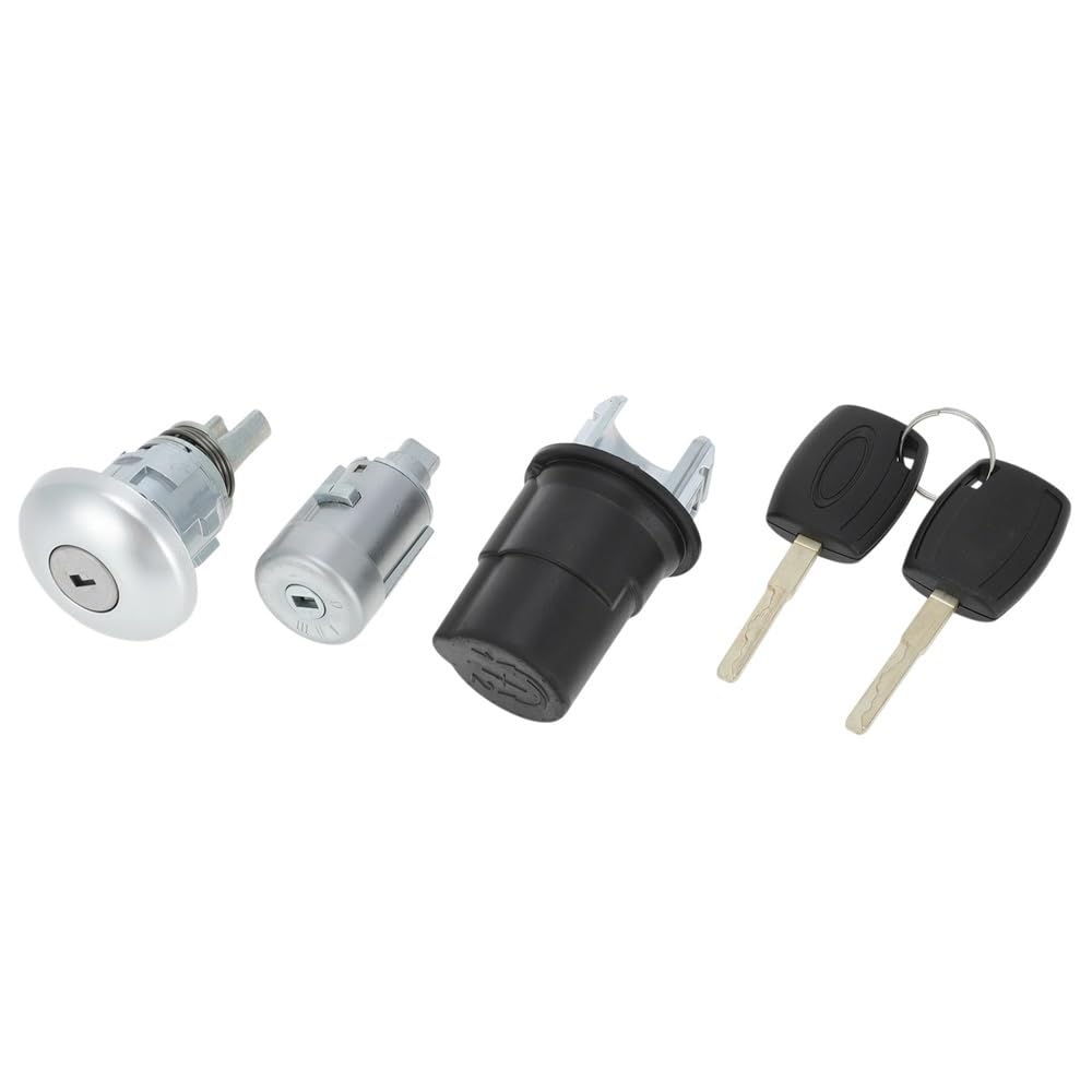 Pengnaqp One Color Ignition Barrel 2408222 Compatible With Transit Mk8 2014-2023 1 Set Door Lock Bonnet Ignition Lock Cylinder Gk31v22050gg