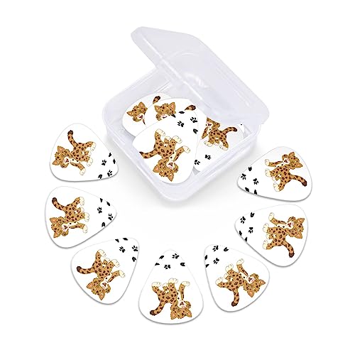 Lot de 12 médiators mignons en forme de bébé Jaguar pour guitare électrique et basse - Les Beatles, Paul McCartney, John Lennon, RIngo Starr, George Harrison Lot de 12 médiators mignons en forme de bébé Jaguar pour guitare électrique et basse – Image 7
