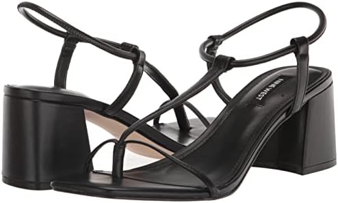 Nine West Women's GARDEEN3 Heeled Sandal, Black, 7.5 | Image 6