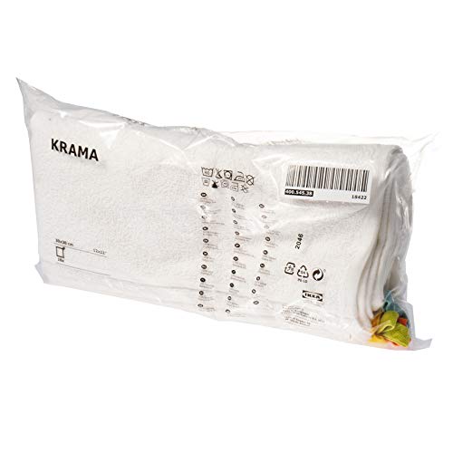 Ikea Krama Washcloth, White