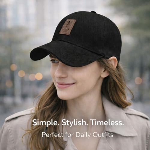 Image of Baseball Cap for Men Original Adjustable Unisex Cap, Mens Caps Stylish, All Sports Type Caps or Hats, Free Size, UV Protection, Sports Cap for Men's, Outdoor Casual Wear Cap (Pack of 2)
