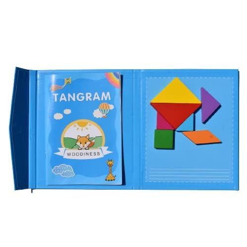 Shop N Cart ® Travel Wooden Tangram Puzzle Pattern Block