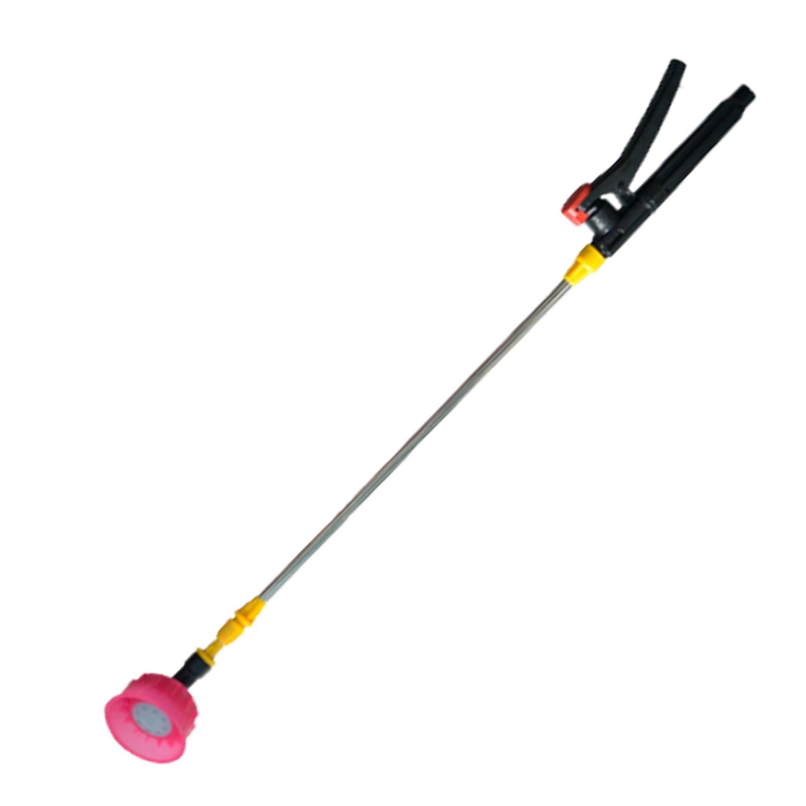 Lance de Pulvérisation Tige Rétractable pour Jardin D'Arrosage Rallonge de Nettoyage en Acier Inoxydable Adapté Au Jardinage et Au L, Buse à 8 Trous