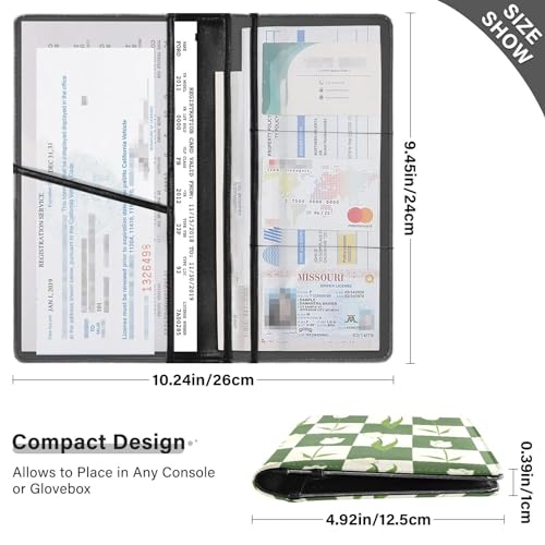 Organizador de auto piel premium miniatura 3
