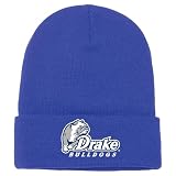 J2 Sport Drake University Beanie Hat, Winter Mens Womens Cap for Adults, Bulldogs, Royal Blue