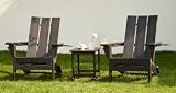 SERWALL Modern Folding Adirondack Set of 2