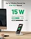 INIU Wireless Charger Stand, [Weiße, 15W] Induktive Ladestation Schnelles Qi Zertifiziert für iPhone 16 15 14 13 12 Pro Max Samsung Galaxy S23 S22 Google Pixel