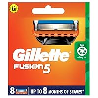 Gillette Fusion Manual Razor Blades, 8 Count