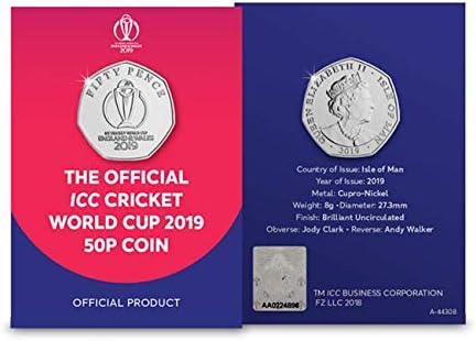 The Official ICC Cricket World Cup 2019 50p