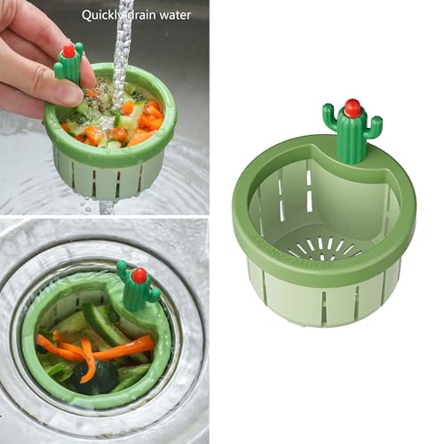 Filtro para fregadero de cocina en forma de cactus miniatura 2