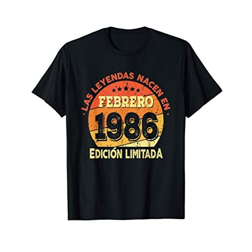 Las Leyendas nacen en Febrero de 1986 - Regalo de 35 años Camiseta