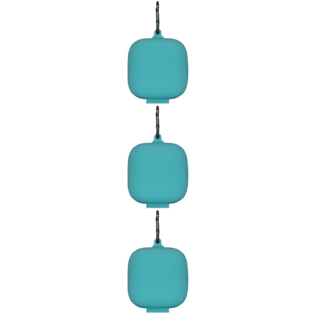 HEMOTON 3pezzi Custodia Protettiva Per Auricolari Silicone Fibbia Stoccaggio Per Cuffie Compatibile Pro Headset Colore Menta