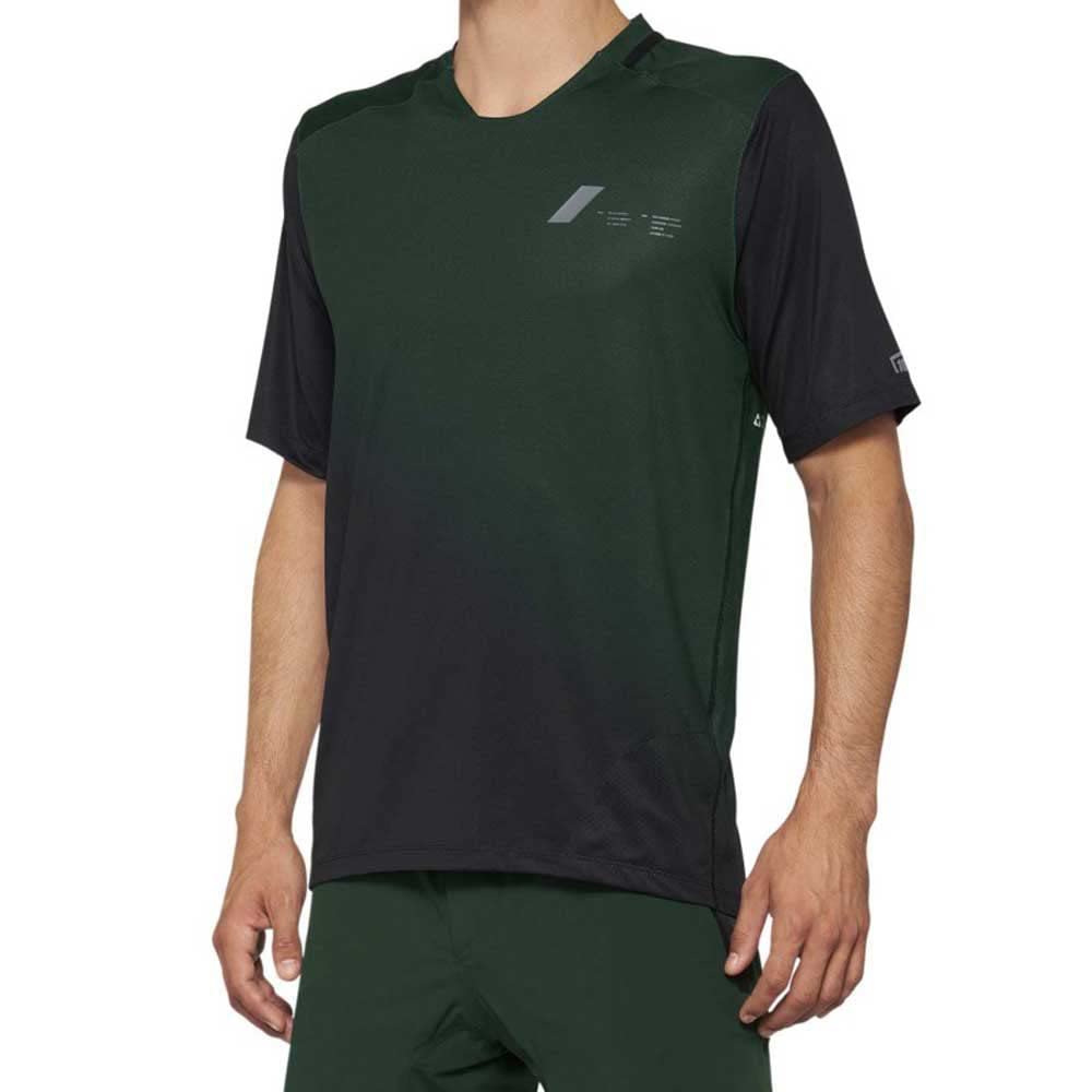 Haut 100% X X Mixte Large Couleur Vert Forêt et Noir