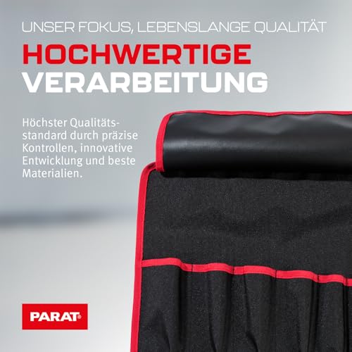 PARAT BASIC Roll-Up Case 12 | Rolltasche für 12 Werkzeuge aus Nylon | Kompakte Werkzeugtasche mit Steckverschluss… – Ansicht 3