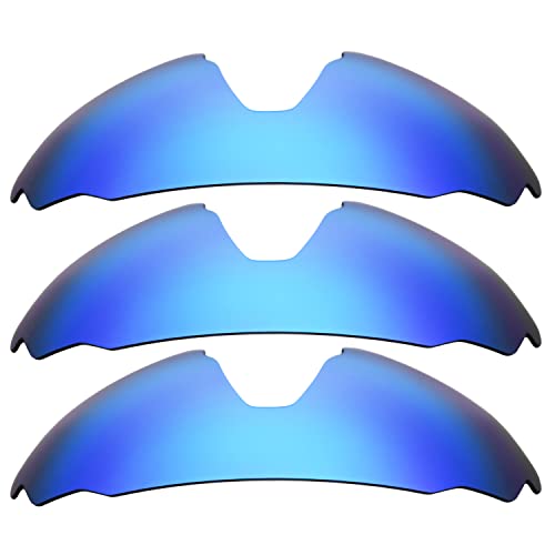 Verres polarisés Oakleys Flight Jacket bleu par 3 taille unique