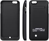 Funda iPhone 6 Plus, Scheam 4200mAh Alta Capacidad Estuche caja de bater?a Ultra Delgado Funda Backup Banco de energ?a cargador de Bater?a charging case Carcasa Portable power bank a prueba de golpe E